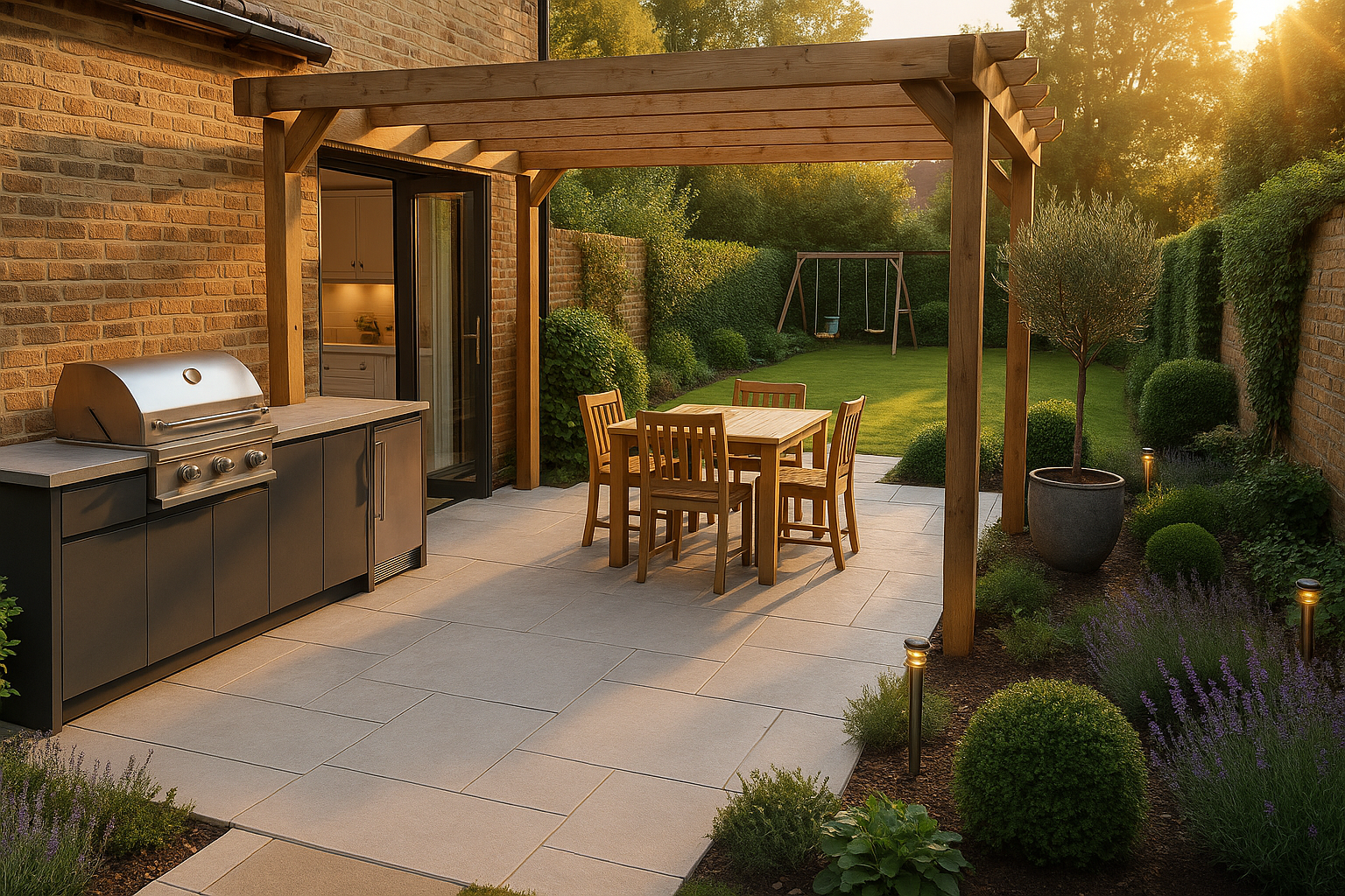 What Is the Best Location for an Outdoor Kitchen in a Garden?