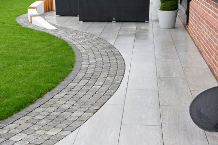 Garden design | Aura Block paving | cobbled pavers | porcelain paving | quartz porcelain | grey paving | porcelain slabs Garden landscapers Driveway installers Landscapers in essex Garden designers Paving contractors Garden design Paving contractors near me Garden designers near me Garden landscapers near me Elite paving