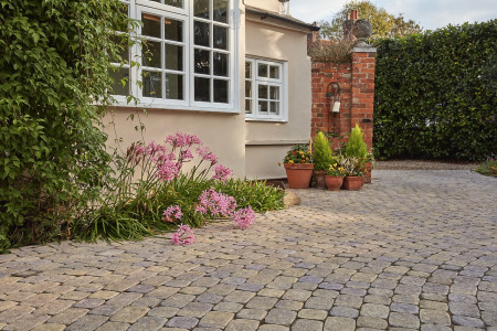 Aura block paving | cobbled pavers | cobbled stones | paving stones | rustic paving | brett landscaping aura | driveway ideas | driveway blocks Garden landscapers Driveway installers Landscapers in essex Garden designers Paving contractors Garden design Paving contractors near me Garden designers near me Garden landscapers near me Elite paving